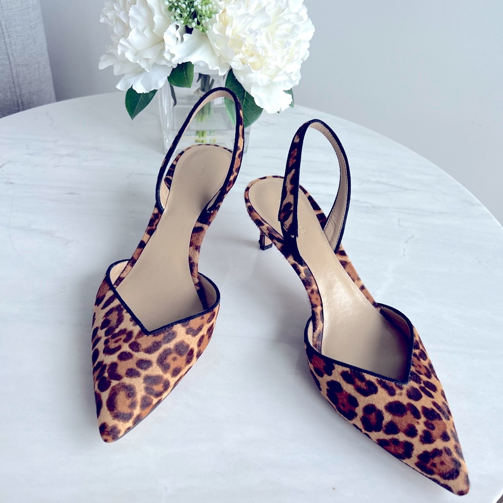 Ann Taylor Sling Back Chetah Print